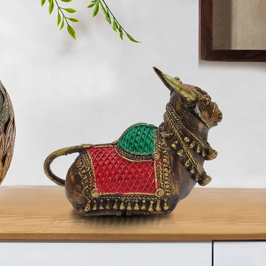 Handcrafted Dhokra Nandi - Image 2