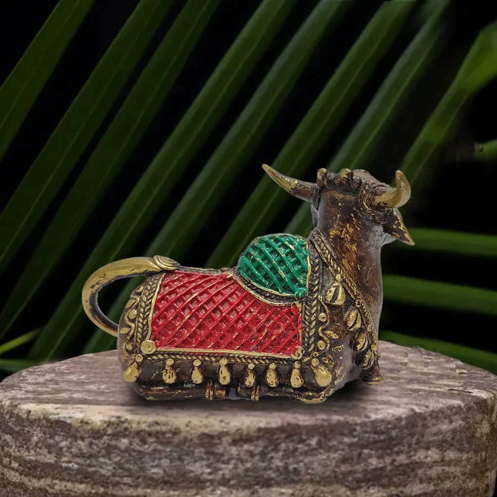 Handcrafted Dhokra Nandi (S) - Image 3