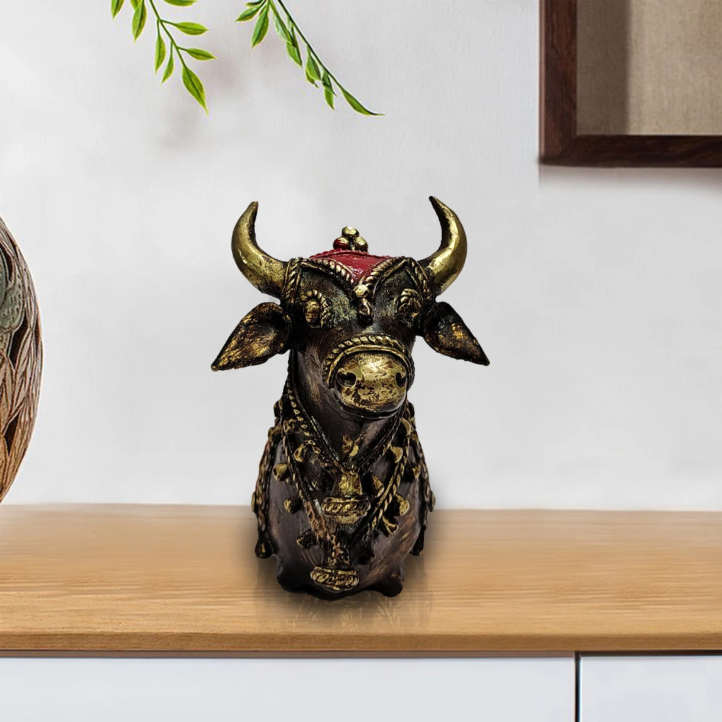 Handcrafted Dhokra Nandi - Image 3