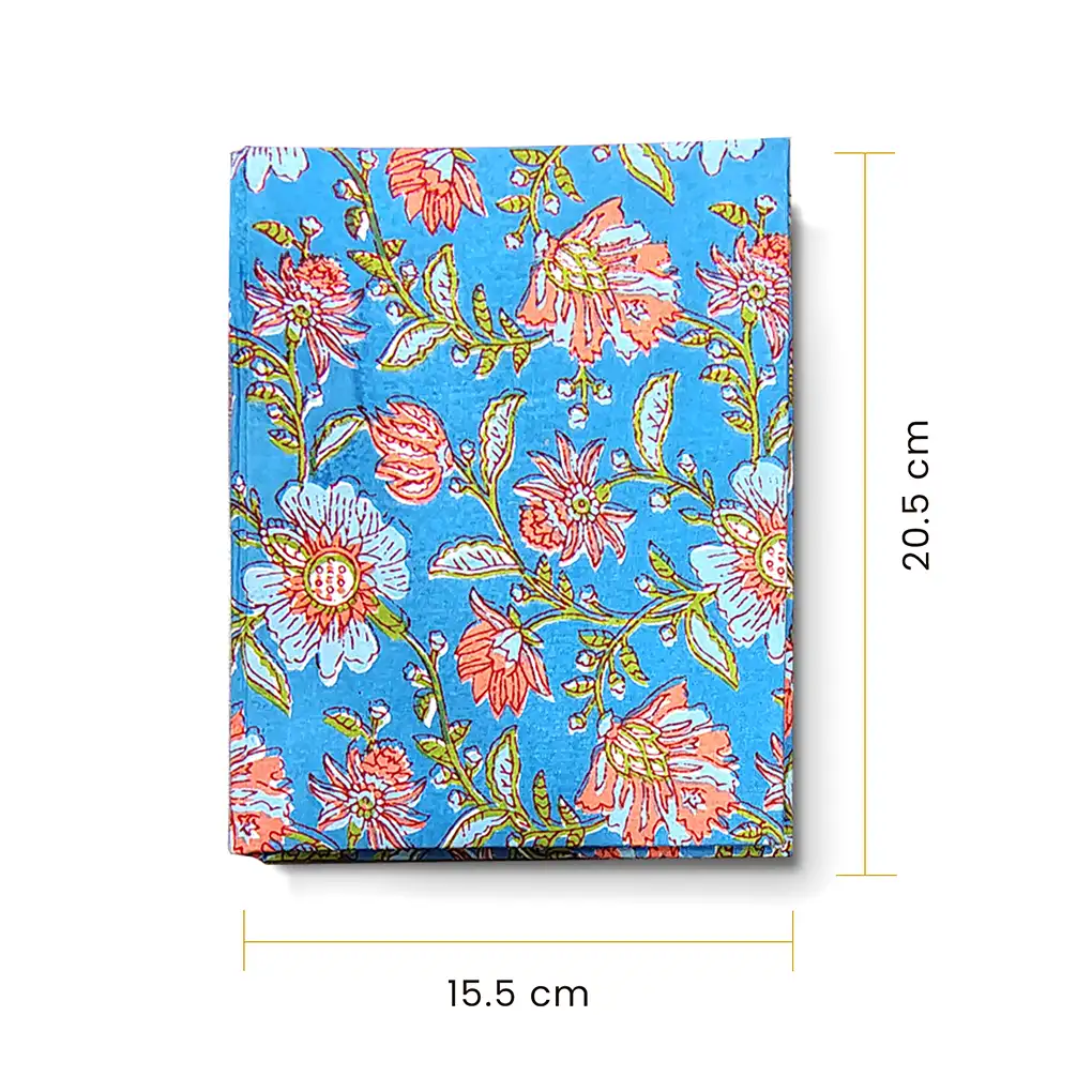 Handcrafted Hardbound Fabric Cover Diary - Image 3