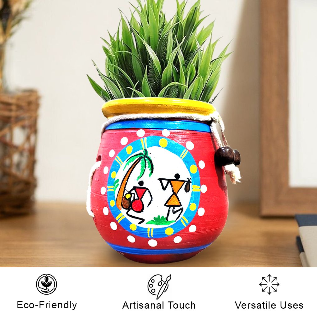 Decorative Terracotta Indoor Planter - Image 2