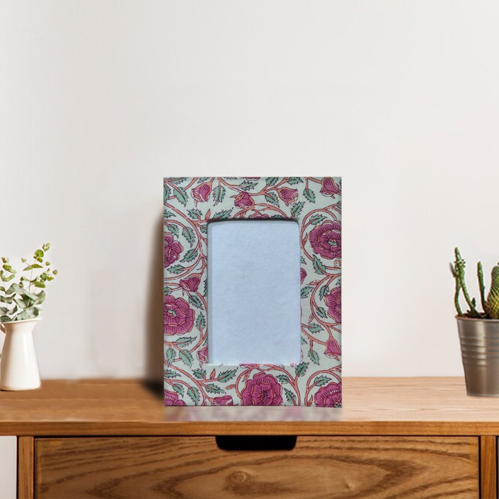Fabric Cover Photo Frame