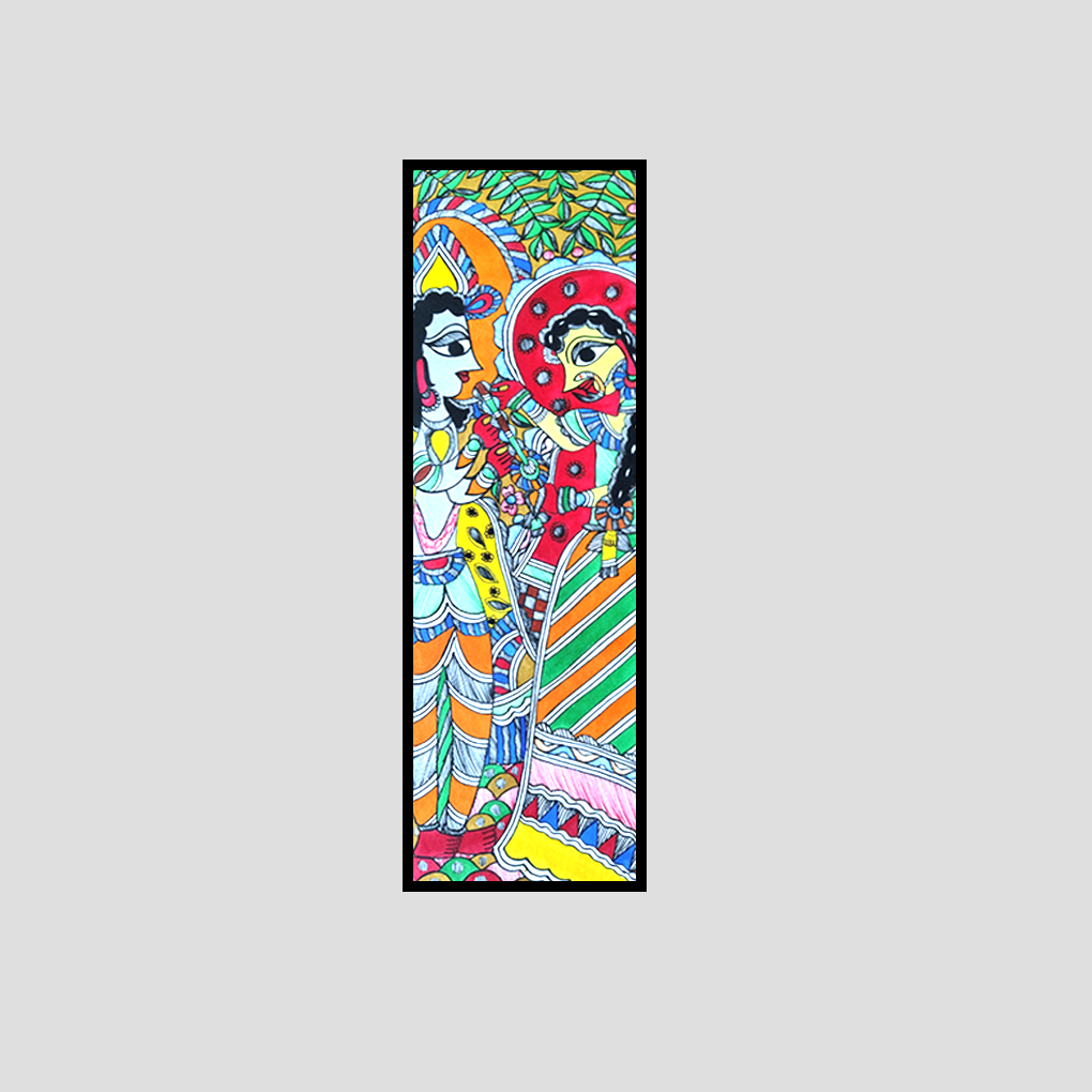 Mithila Art Romantic Couple - Image 3