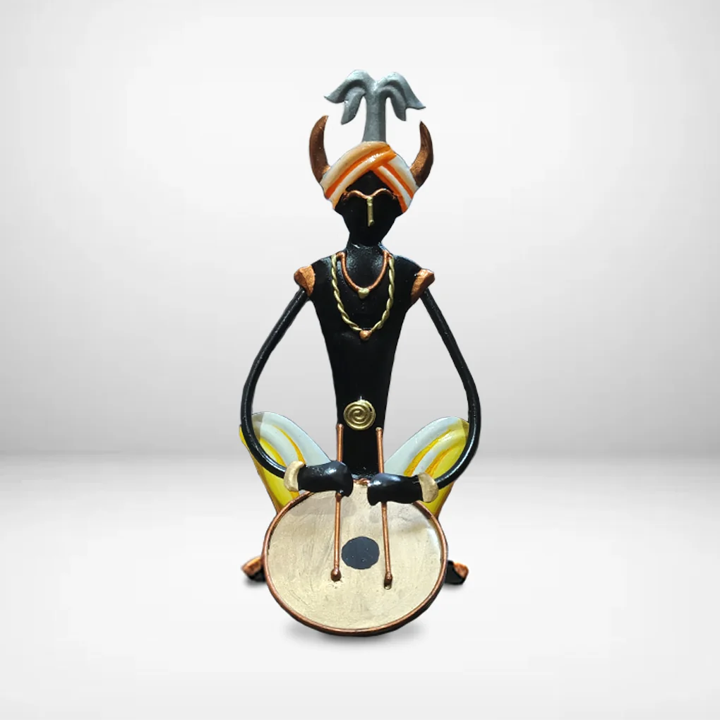 Tribal Dance Dhokra Art Mementos for Gifting - Image 6