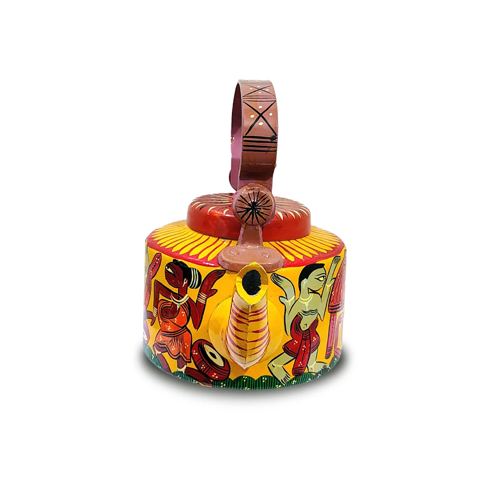 Tribal Painted Kettle
