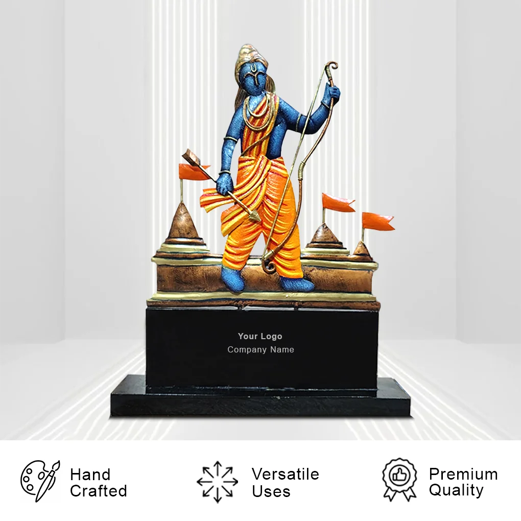 Handcrafted Lord Ram With Dhanush Mementos - Image 3
