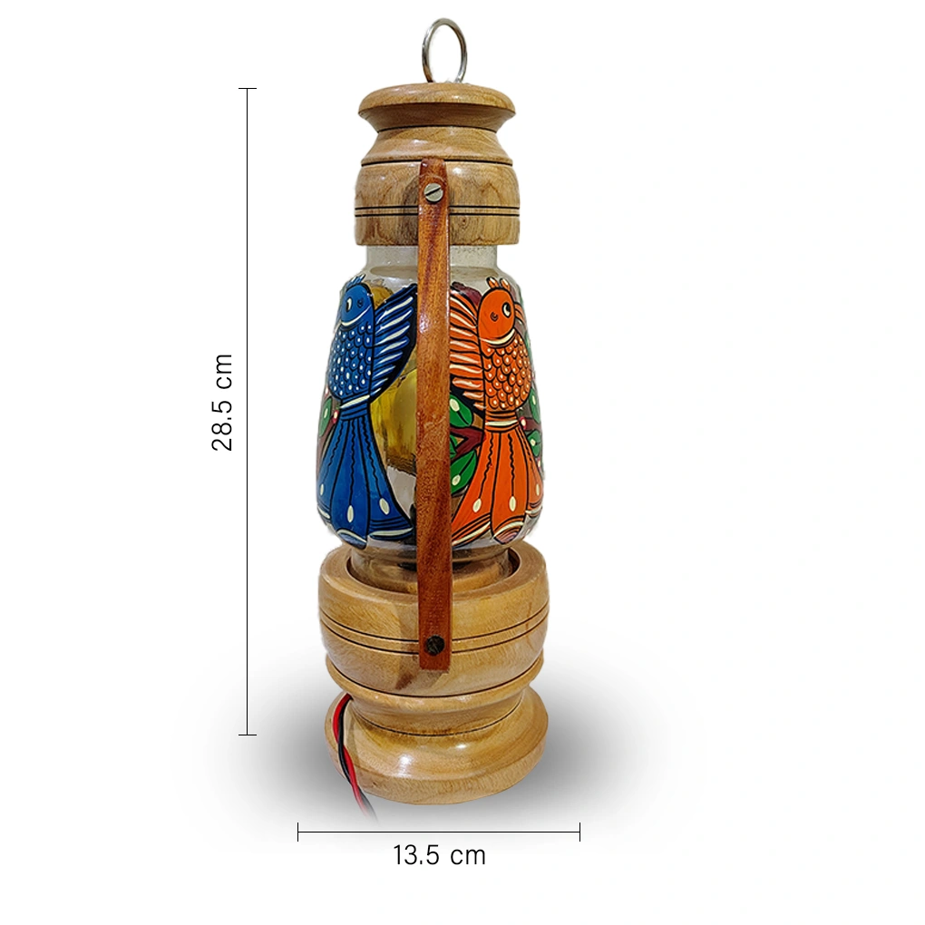 Hand-Painted Lamp - Image 5