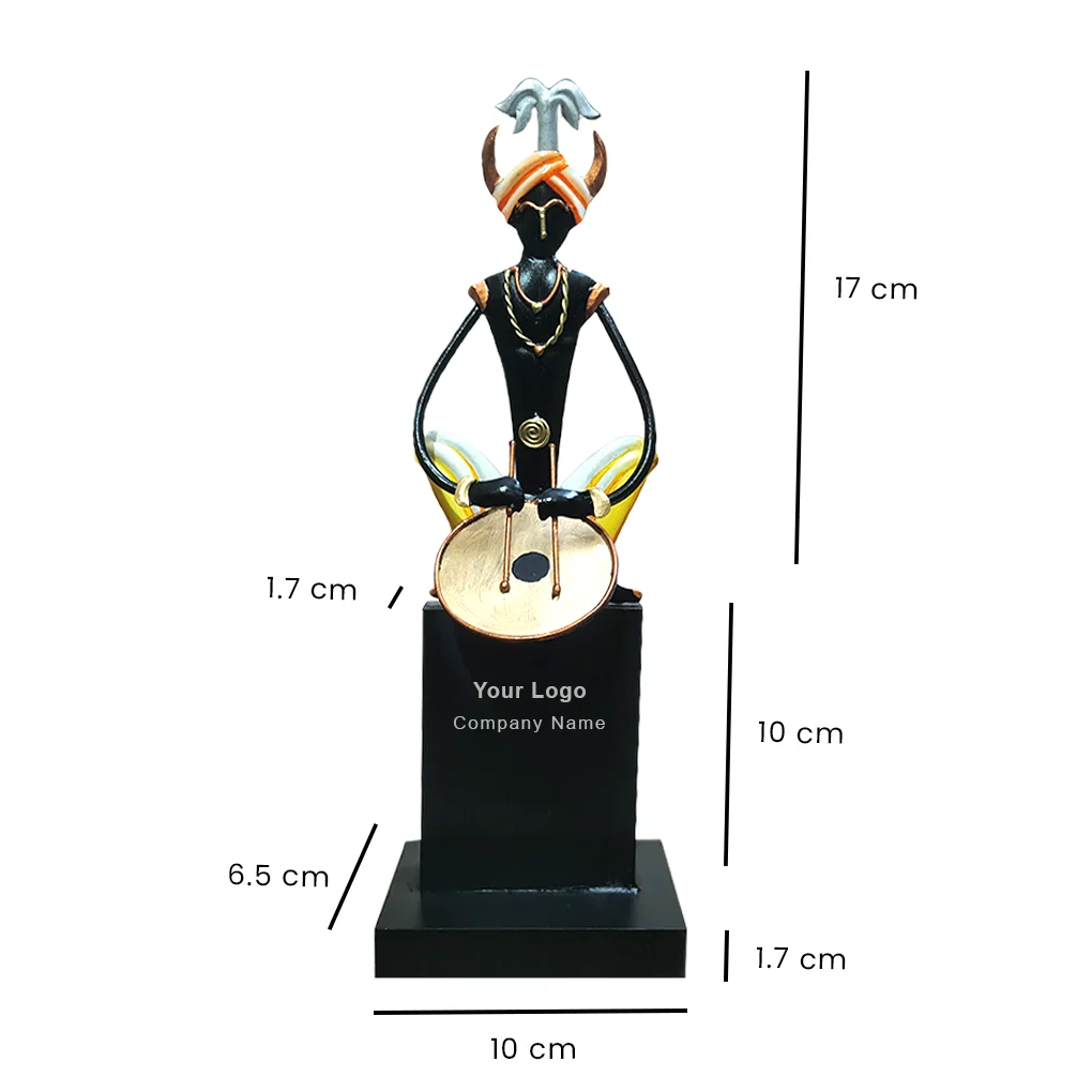 Tribal Dance Dhokra Art Mementos for Gifting - Image 2