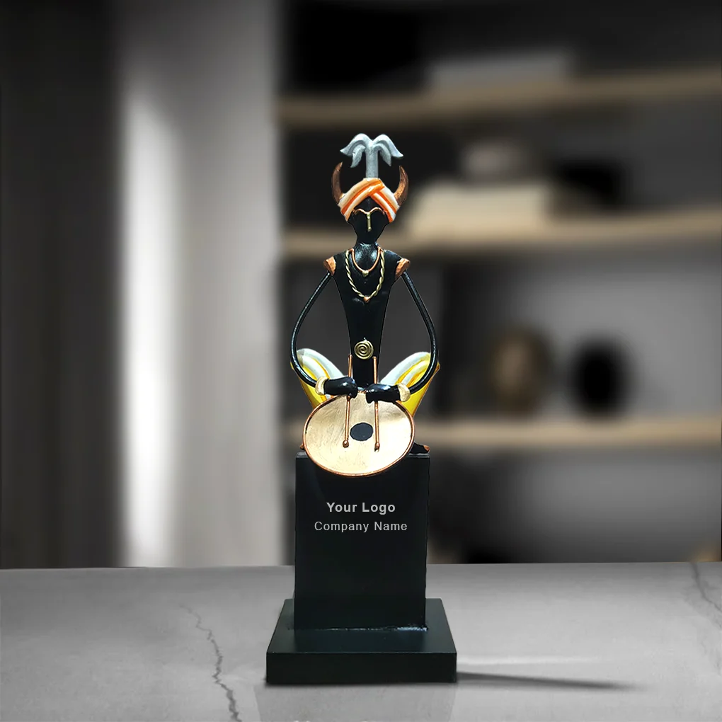 Tribal Dance Dhokra Art Mementos for Gifting