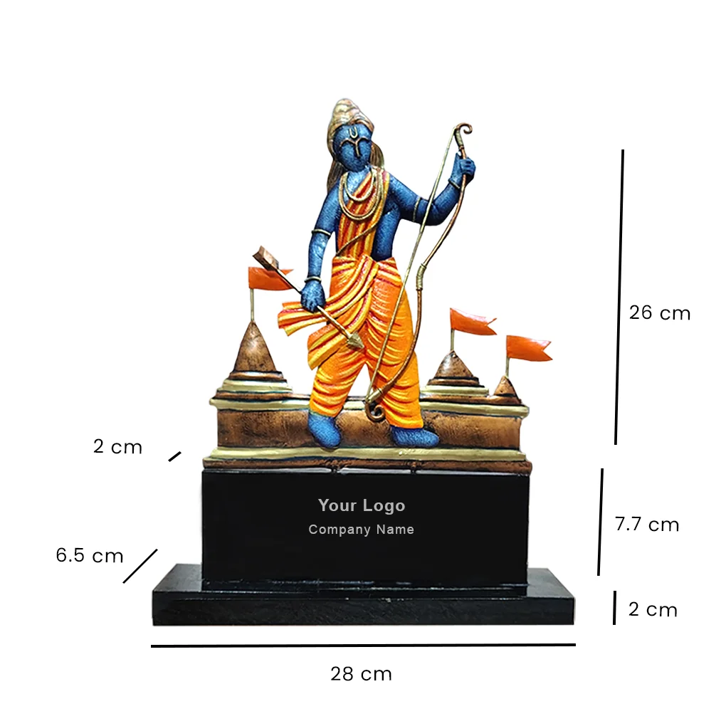 Handcrafted Lord Ram With Dhanush Mementos - Image 8