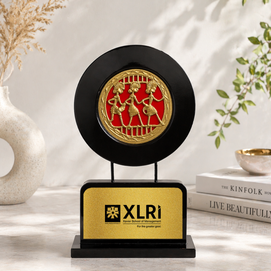 Tribal Dance Dhokra Art Mementos for Gifting