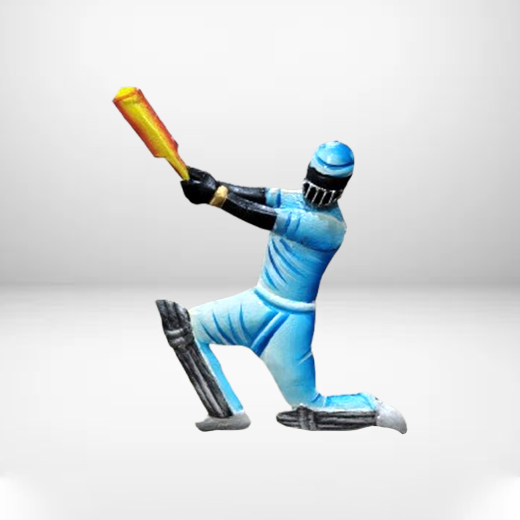 Handcrafted Cricket Player Trophy Figurine – Decorative Sports Showpiece for Table, Office & Gifts | Resin Cricket Statue with Base - Image 3