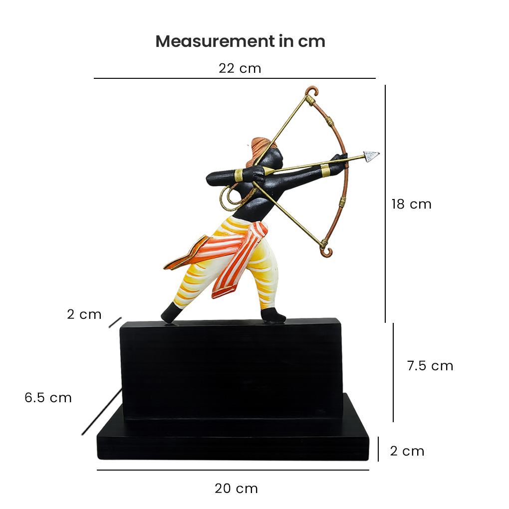 Bastar Art Handmade Warrior Memento – Wrought Iron Tribal Decor with Customisation Option - Image 5