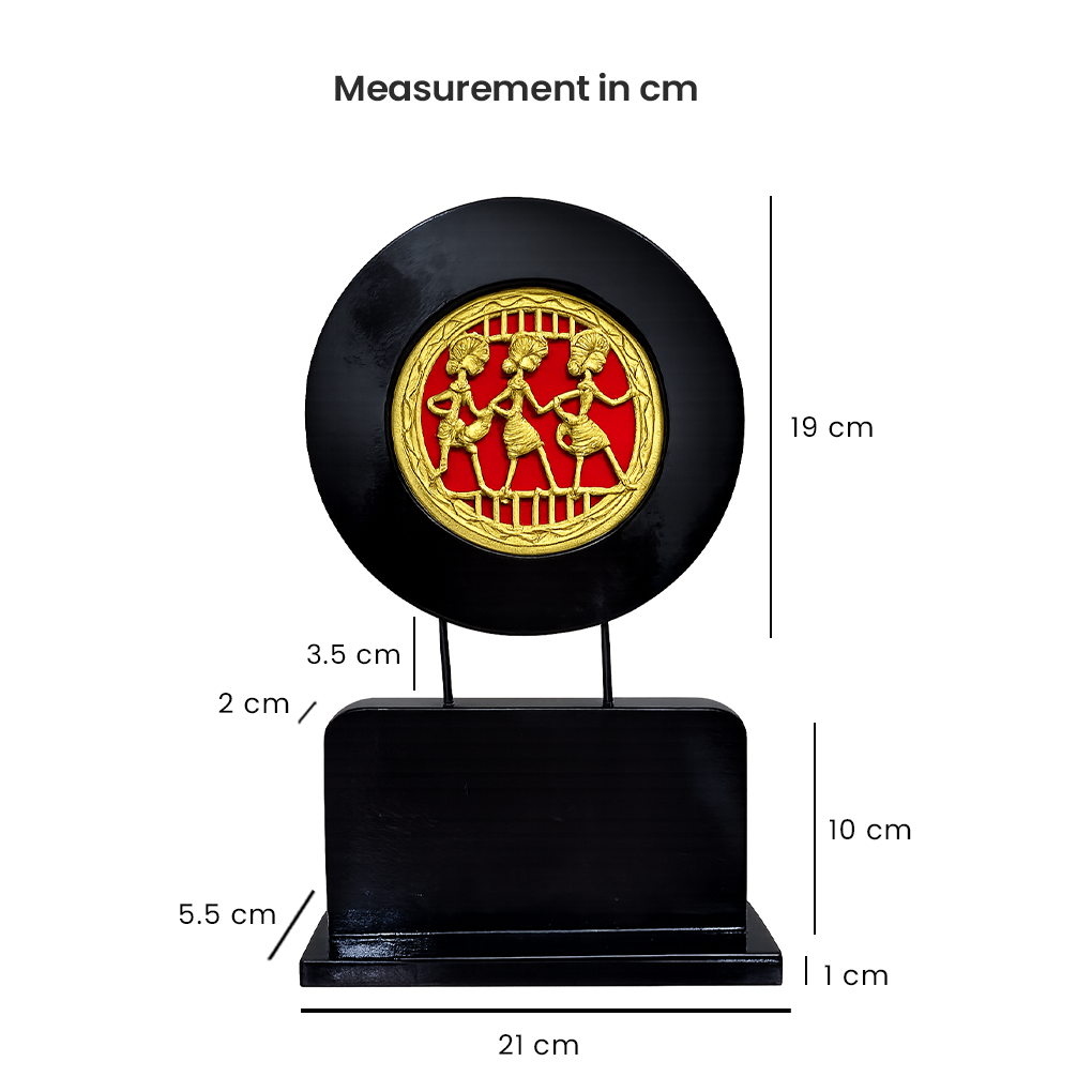 Tribal Dance Dhokra Art Mementos for Gifting - Image 7