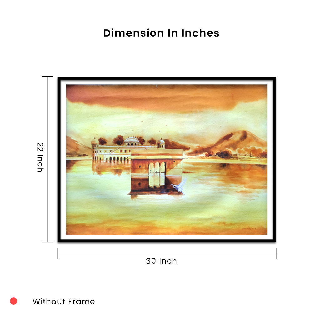 Journey Through the Misty Hills – Original Watercolour Landscape Painting - Image 5