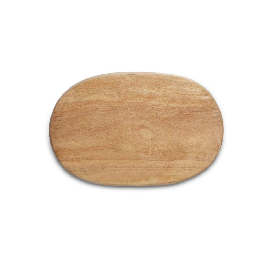 Oval Wooden Serving Tray – Hand Painted Pattachitra Bird & Leaf Decorative Tea Tray - Image 5